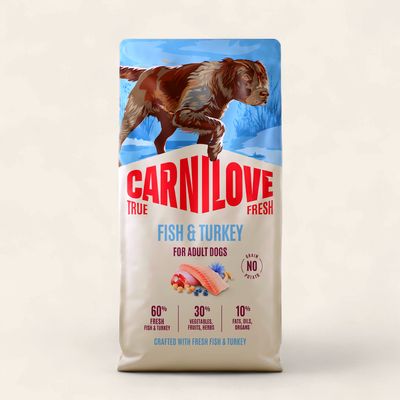 CARNILOVE DOG 12KG TRUE FRESH (FISH &amp; TURKEY)