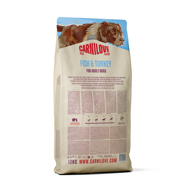 CARNILOVE DOG 12KG TRUE FRESH (FISH &amp; TURKEY)