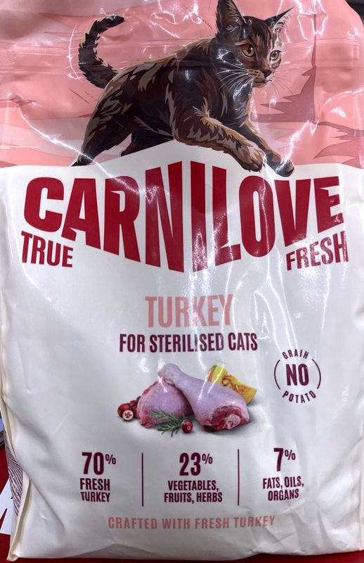 CARNILOVE CAT 1.8KG TRUE FRESH (TURKEY)