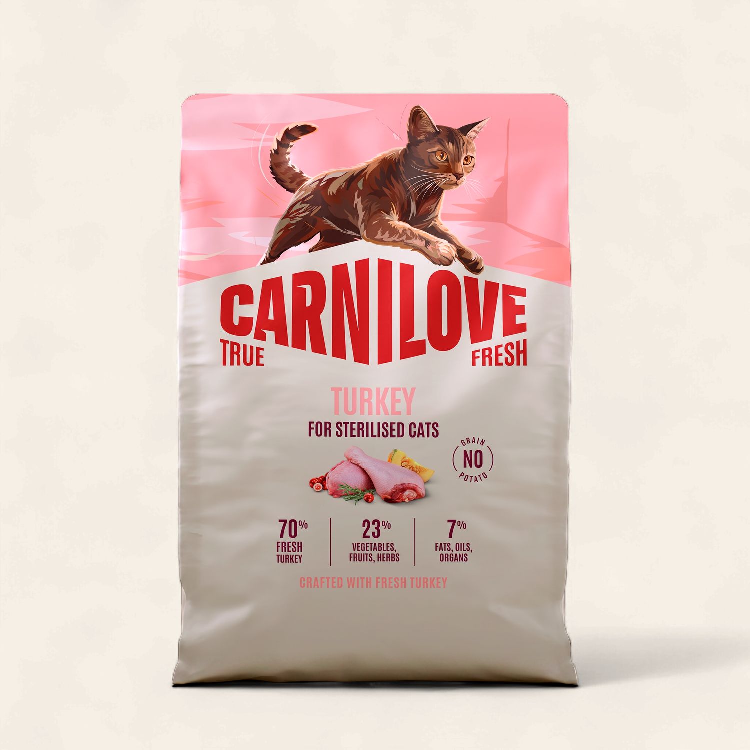 CARNILOVE CAT 2KG TRUE FRESH (TURKEY)
