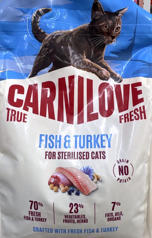 CARNILOVE CAT 1.8KG TRUE FRESH (FISH &amp; TURKEY)