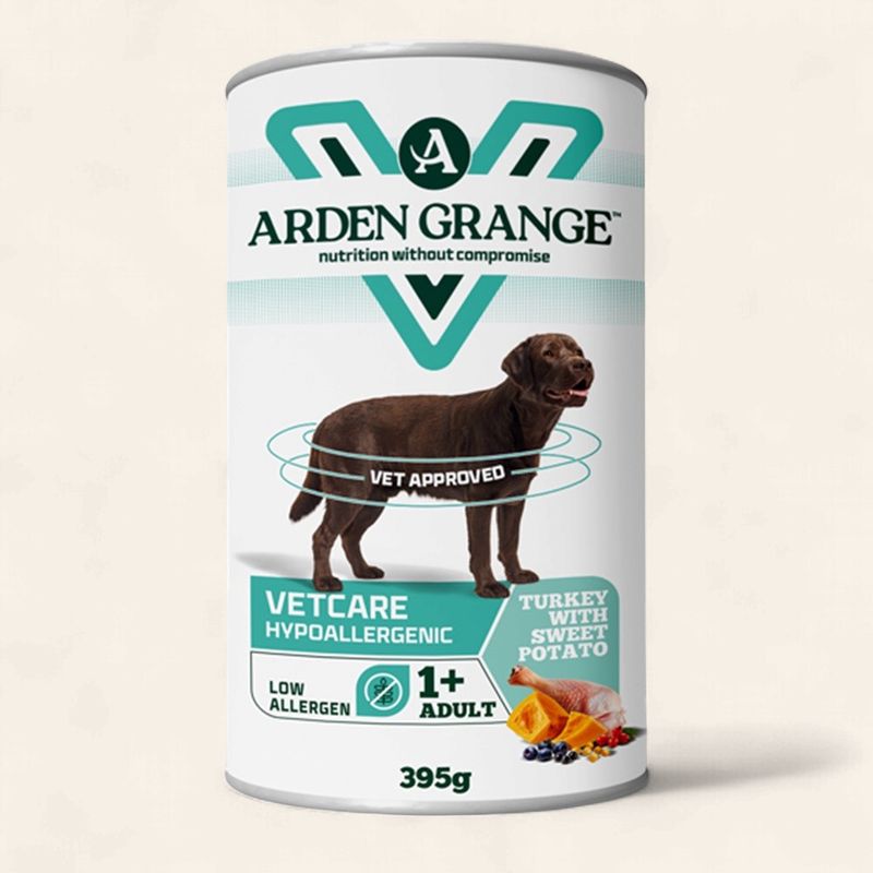 ARDEN GRANGE VETCARE HYPOALLERGENIC (DOG) 395G TIN