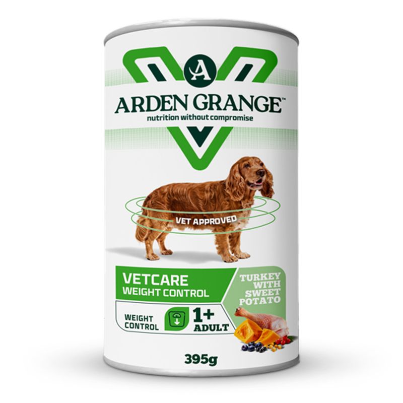 ARDEN GRANGE VETCARE WEIGHT CONTROL  (DOG) 395G TIN