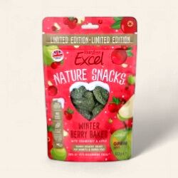 BURGESS EXCEL NATURE SNACKS WINTER BERRY BAKES 60G