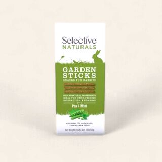 SELECTIVE NATURALS GARDEN STICKS FOR RABBITS WITH PEA &amp; MINT