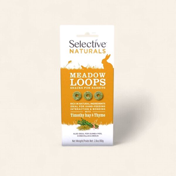 SELECTIVE NATURALS MEADOW LOOPS FOR RABBITS WITH TIMOTHY HAY