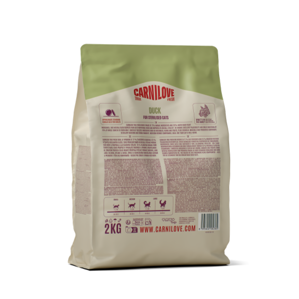 CARNILOVE CAT 2KG TRUE FRESH (DUCK)