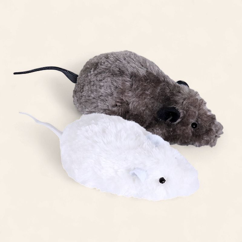 ROSEWOOD LARGE MECHANICAL MICE (JOLLY MOGGY)