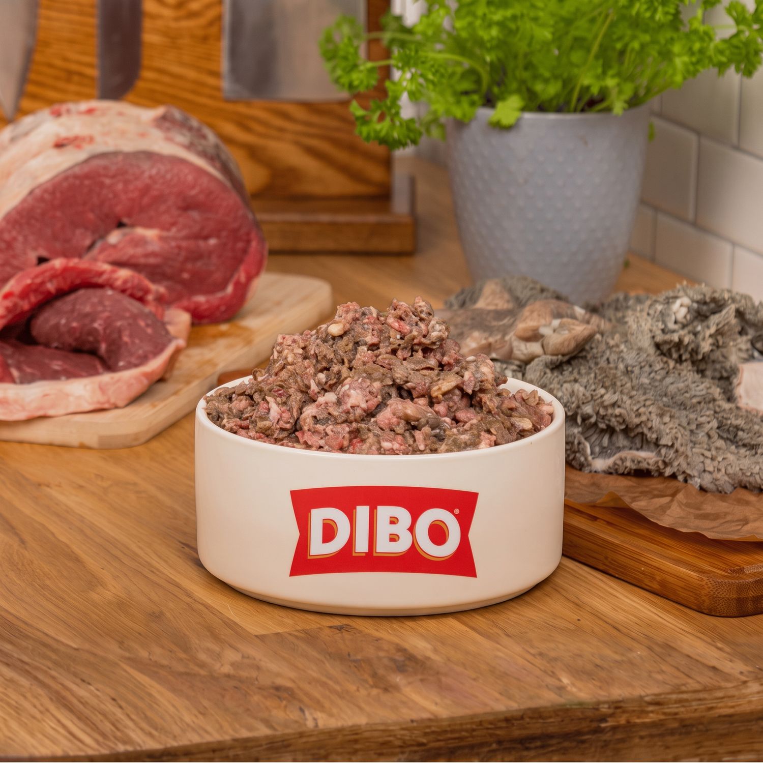 DIBO 80/10/10 454G CHUBB (BEEF &amp; TRIPE MIX)