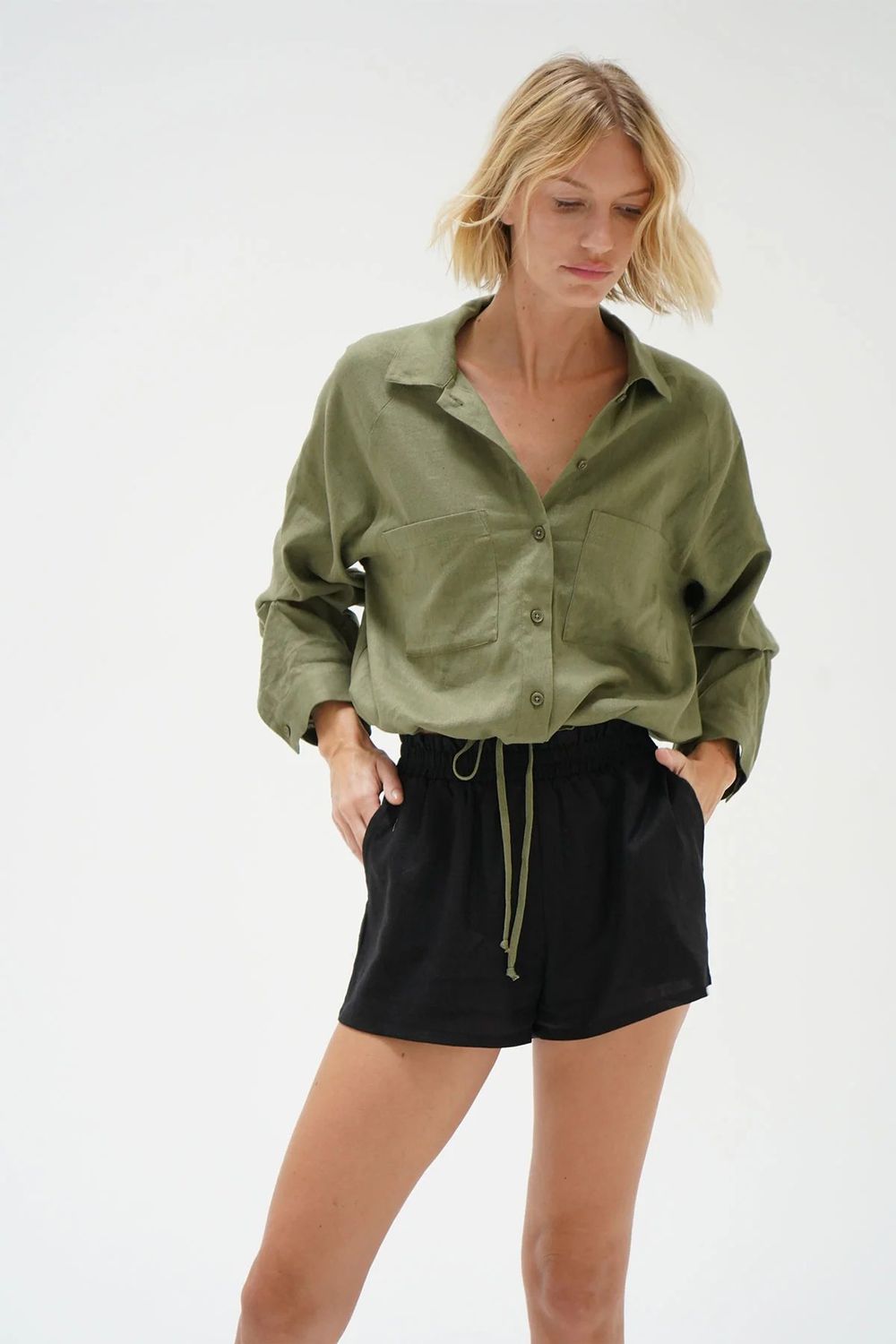Alpine Linen Top