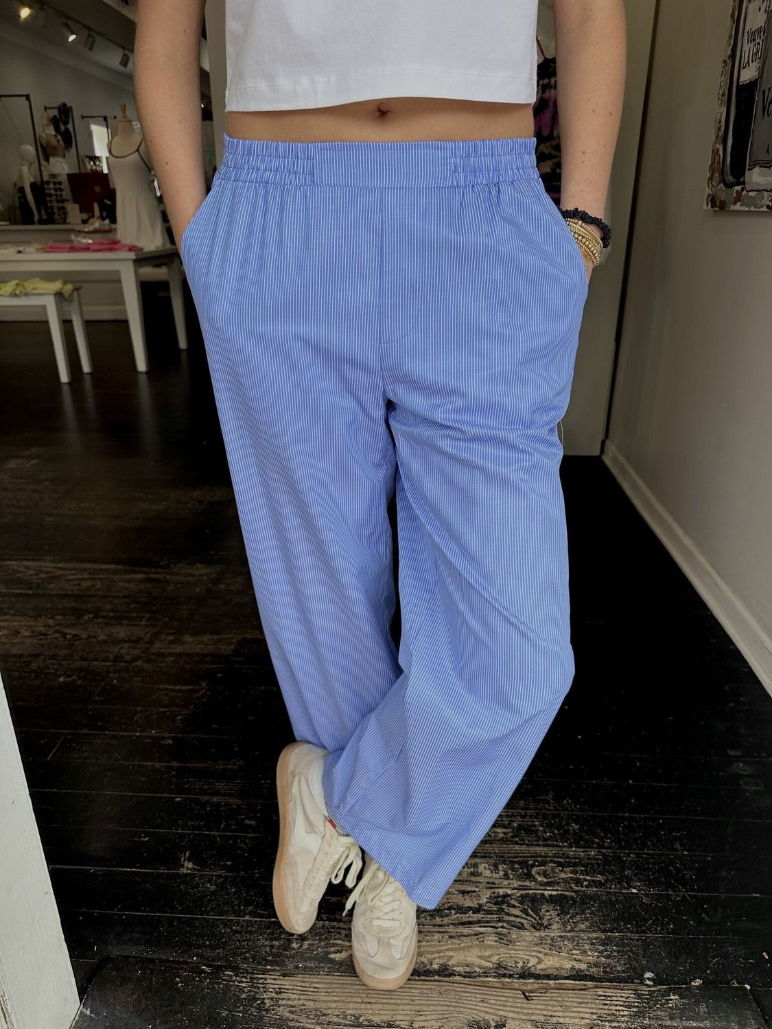 Mid-Rise Boxer Long Pants