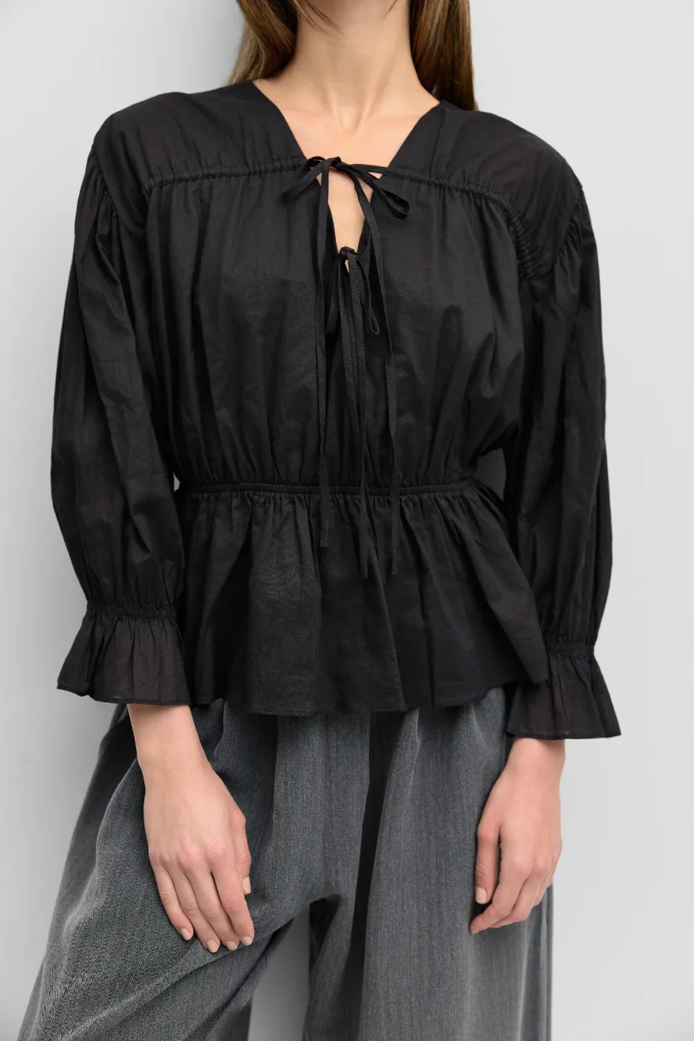 Selina Tie Front Top