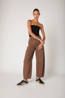 Coffee Bar Barrel Jean
