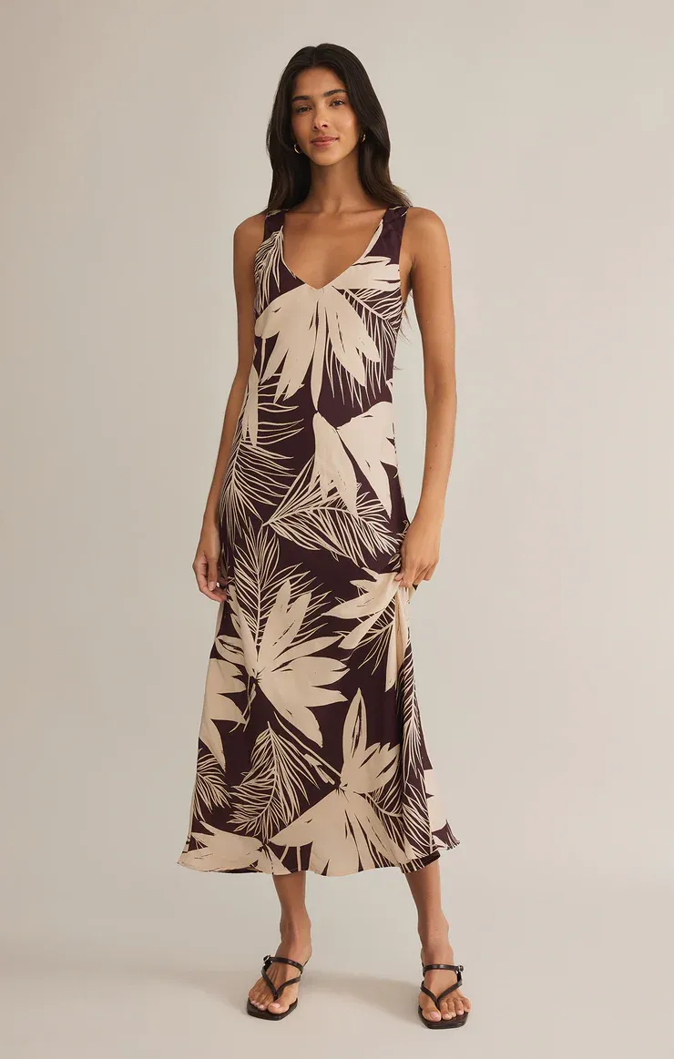 Hana Palmeral Maxi Dress