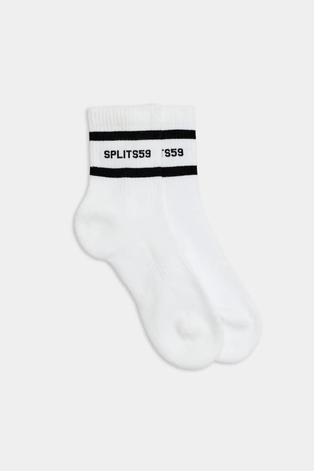 Logo Stripe Quarter Socks
