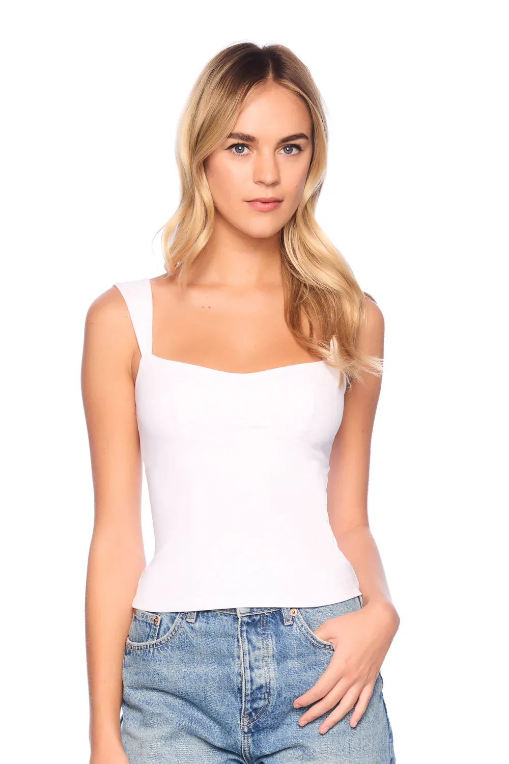 Angle Strap Tank Top