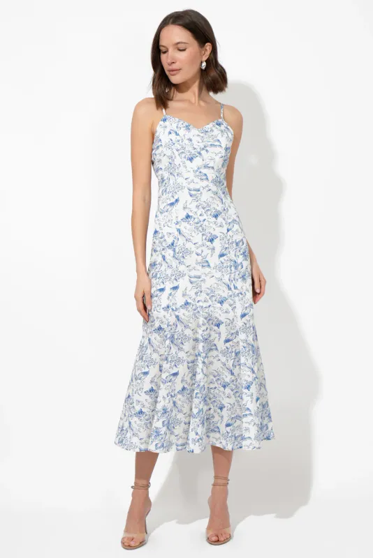 Luna Printed Slip Dress