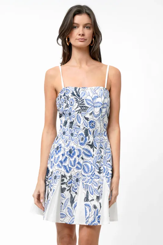 Bruan Embroidered Mini Dress