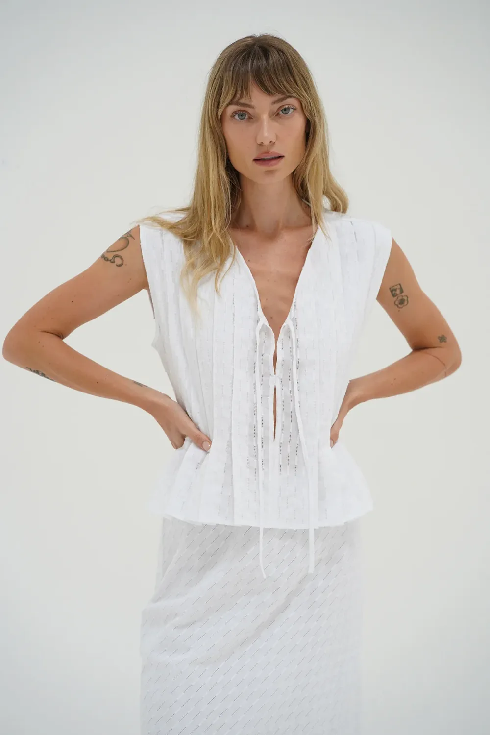 Kala Eyelet Top