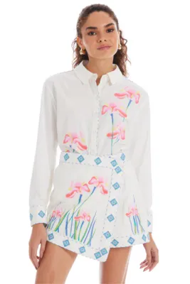 Embroidered Bella Shirt