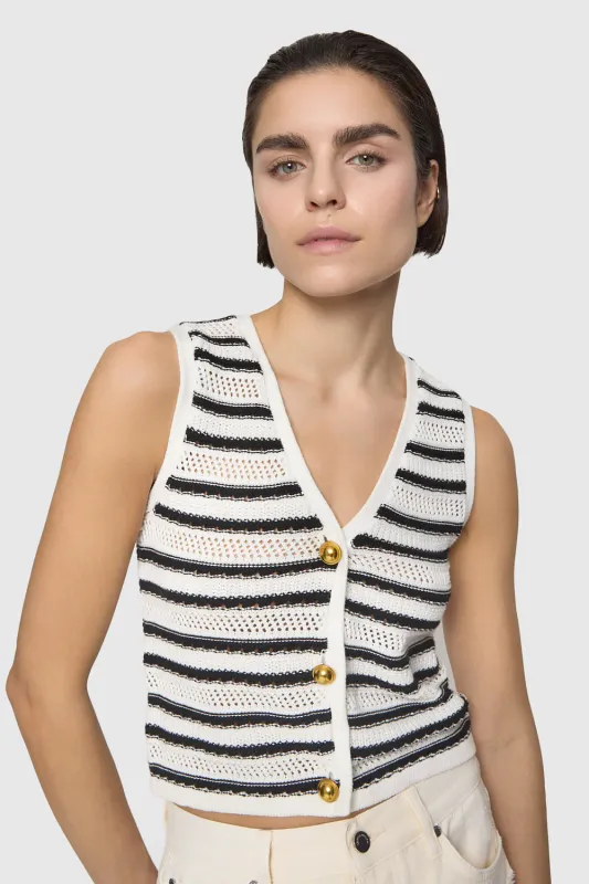 Vic Stripe Vest