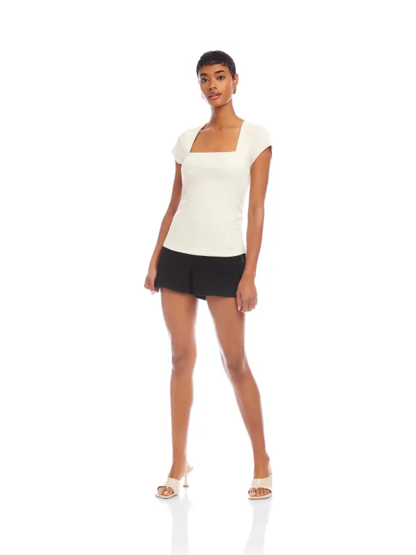 Lorna Cap Sleeve Top