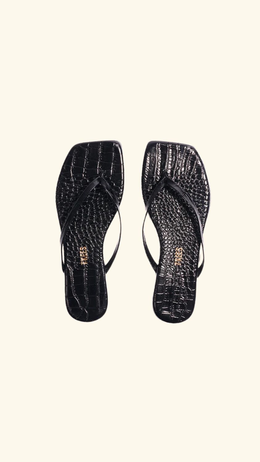 Square Toe Lily Croc