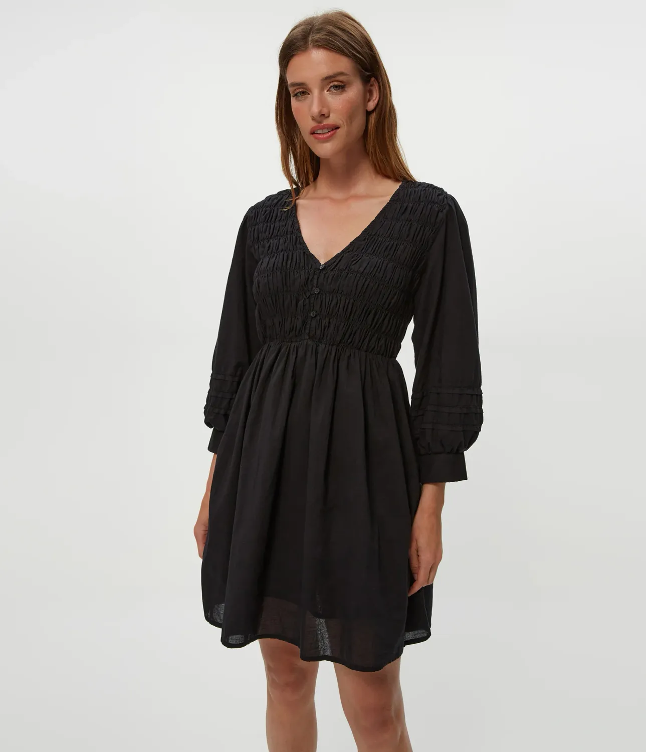 Zuri Smocked Mini Dress