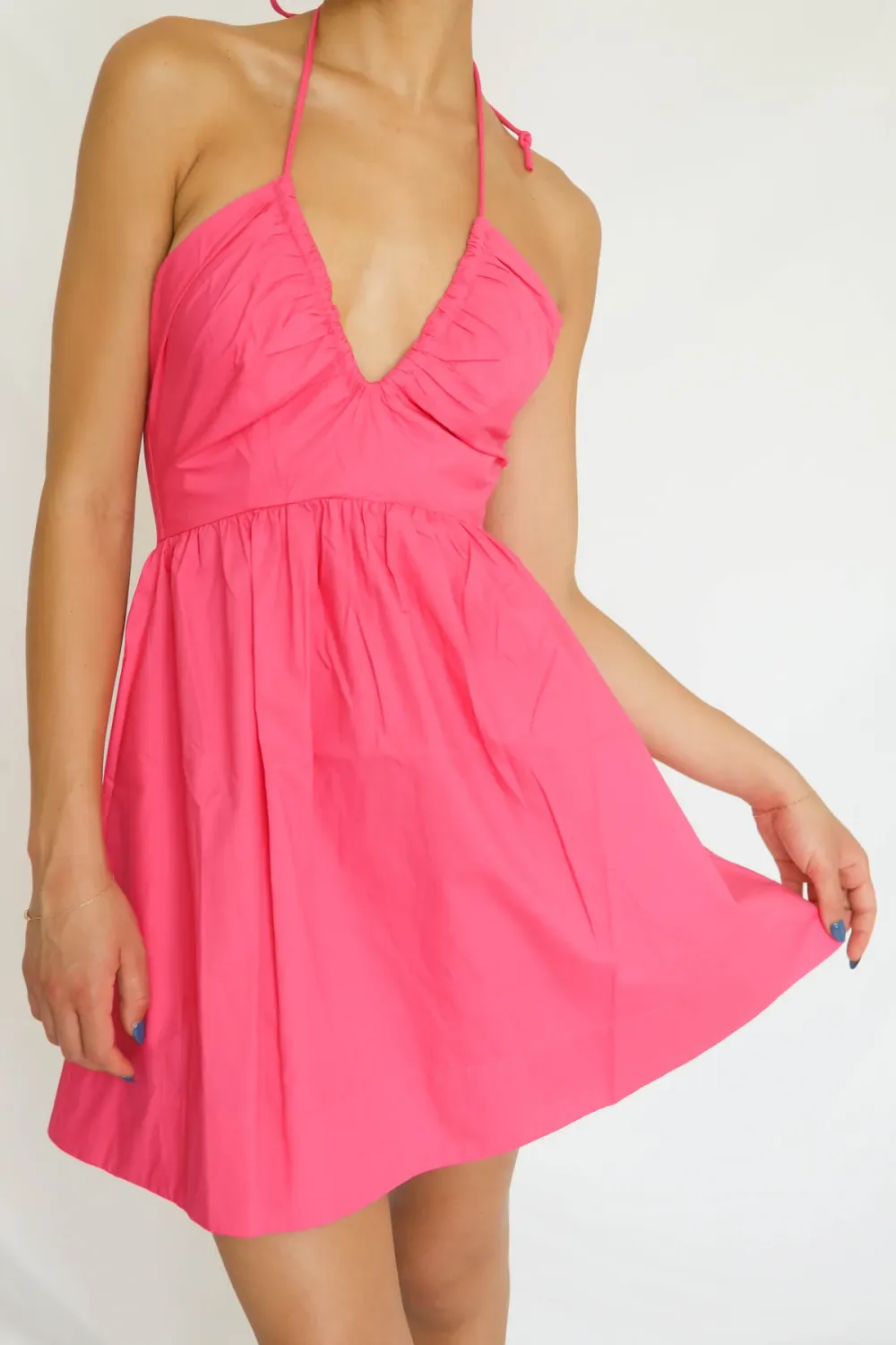 Celestia Halter Mini Dress