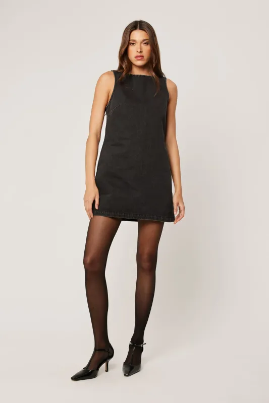 Denim Shift Dress