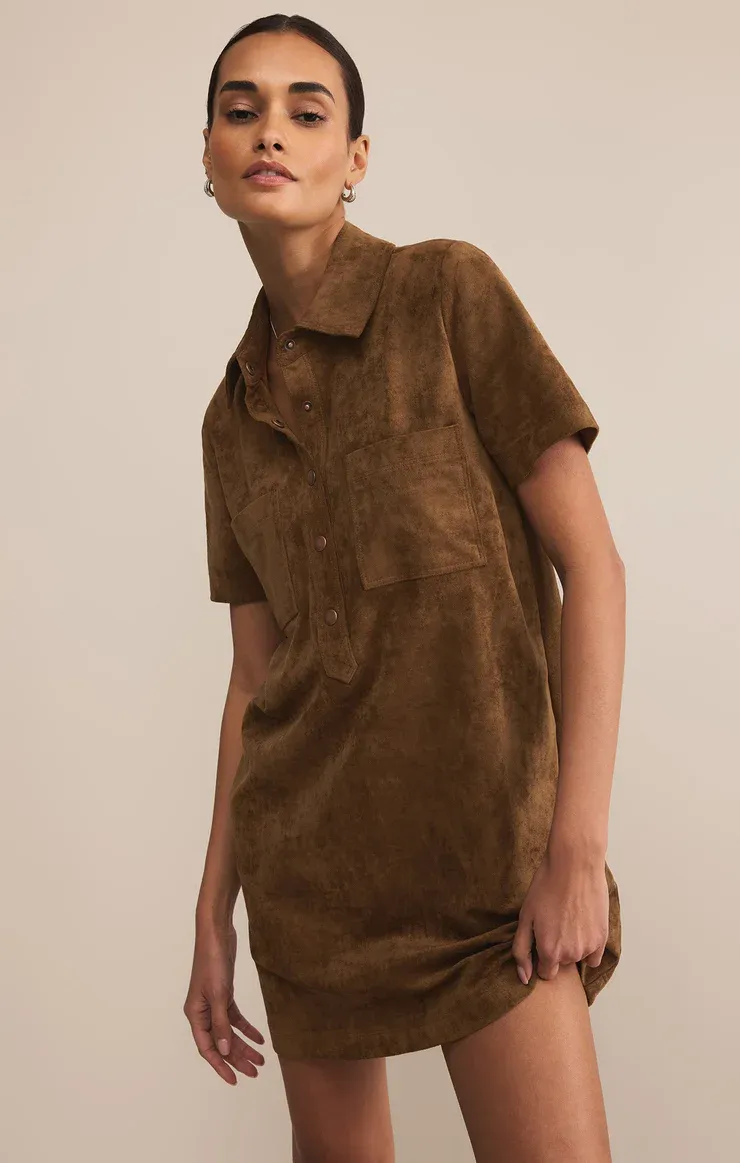 Authentic Suede Mini Dress