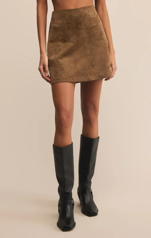 Ciera Suede Mini Skirt
