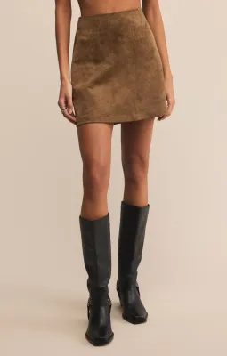 Ciera Suede Mini Skirt