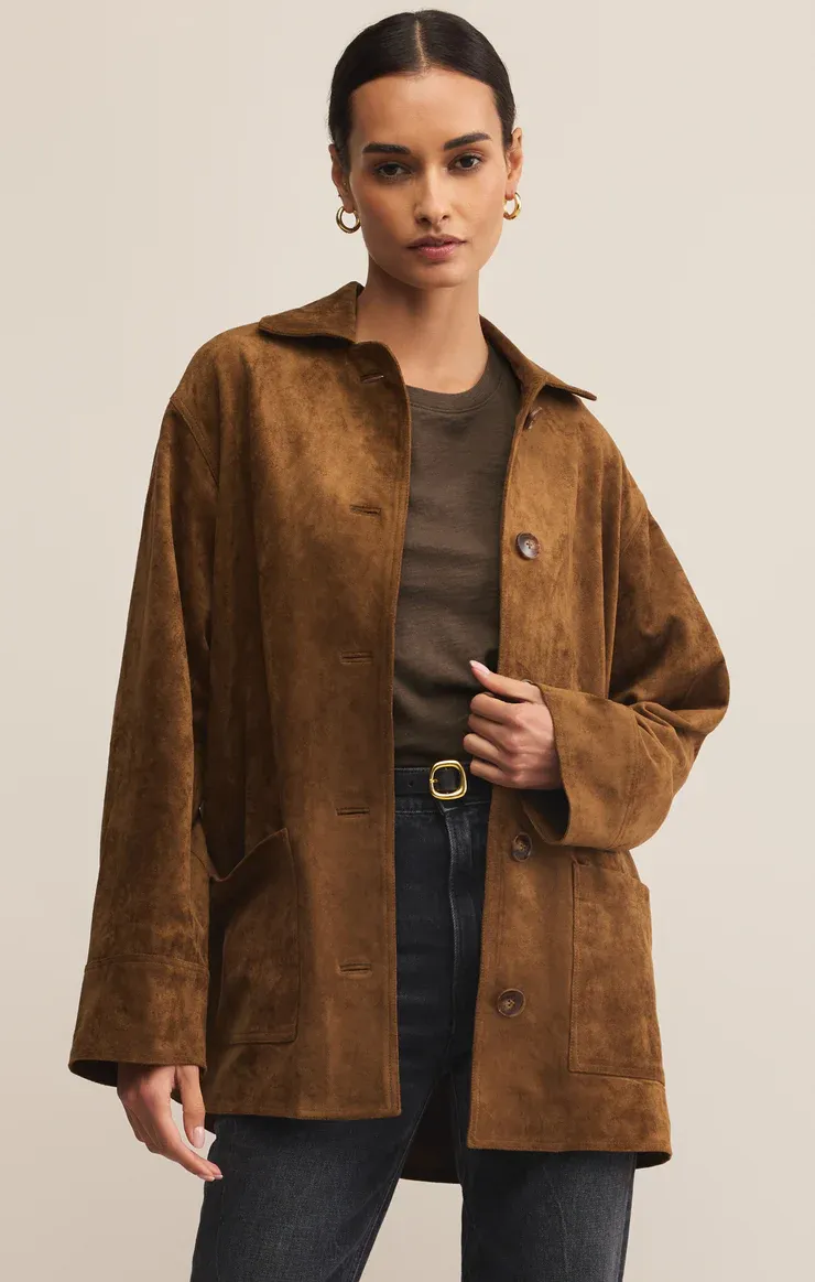 Decker Suede Chore Jacket