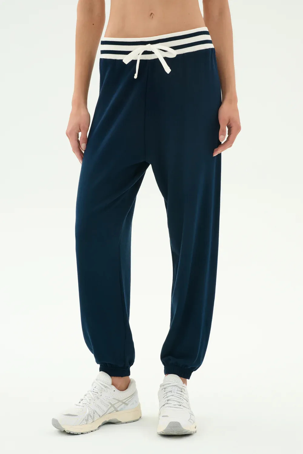 Andie Oversized Pant w/ Stripe