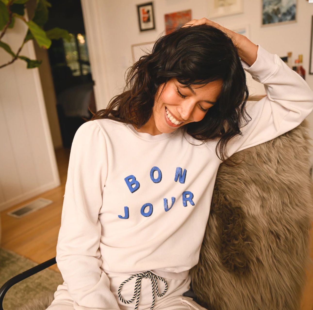 Puff Sleeve Sweatshirt