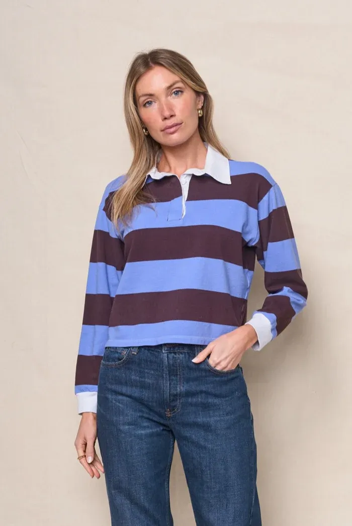 Wide Stripe Polo