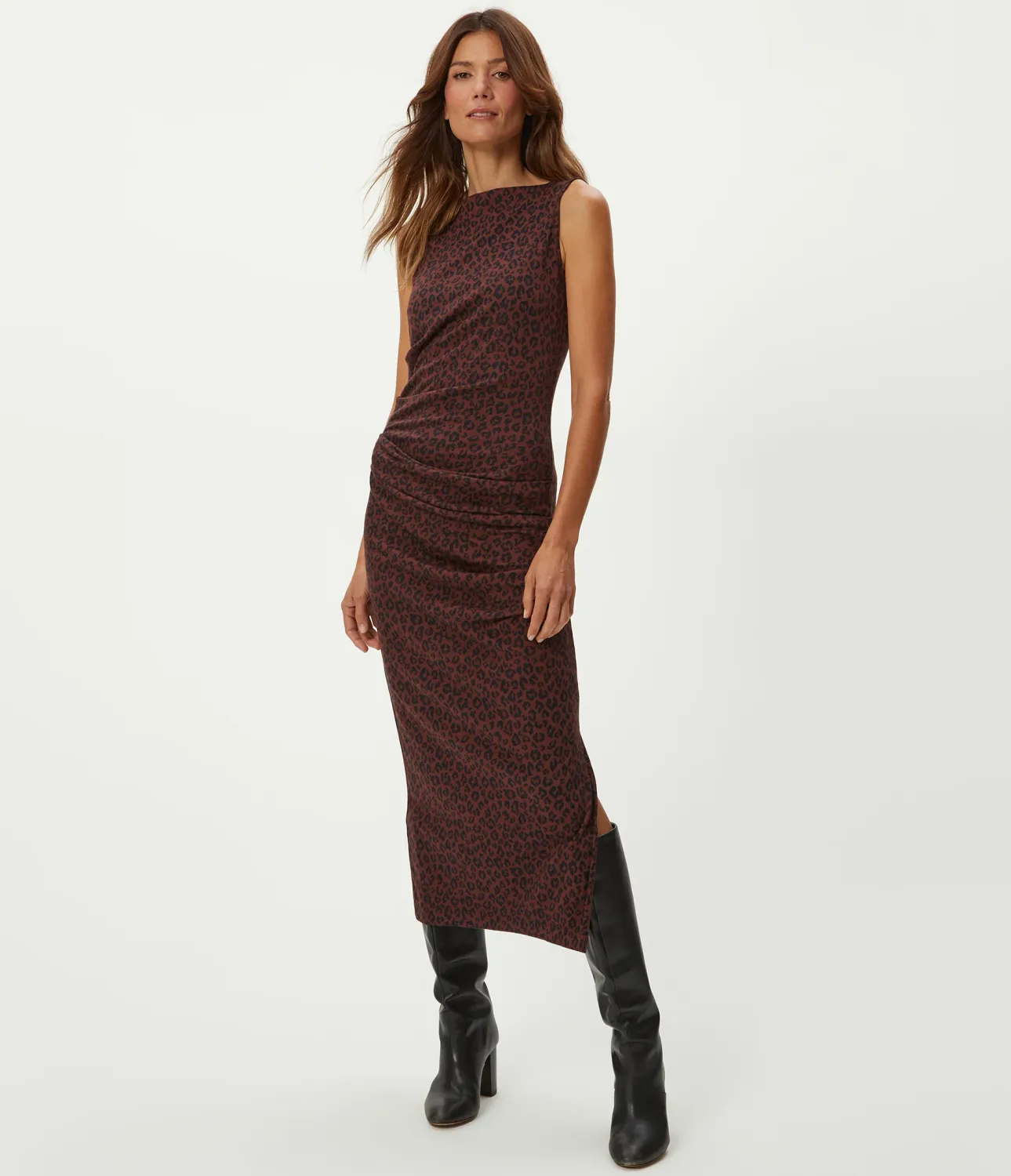 Reign Pleated Midi Dress