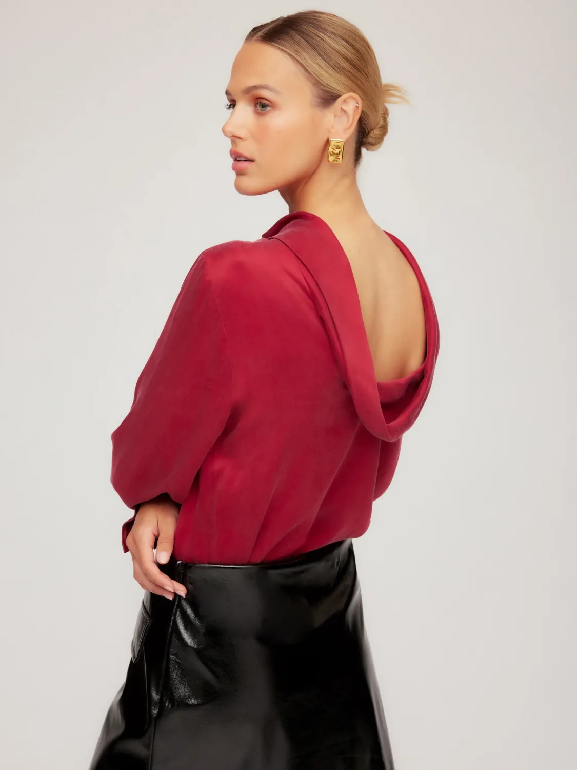 Camille Cowl Back Top