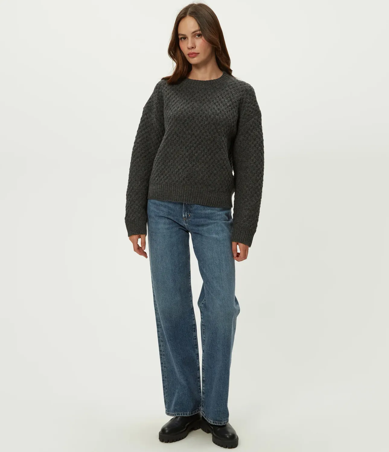 Sophia Honeycomb Sweater