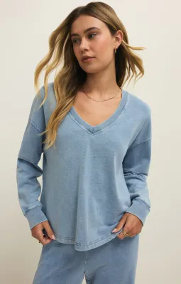 Delphine Denim Sweatshirt
