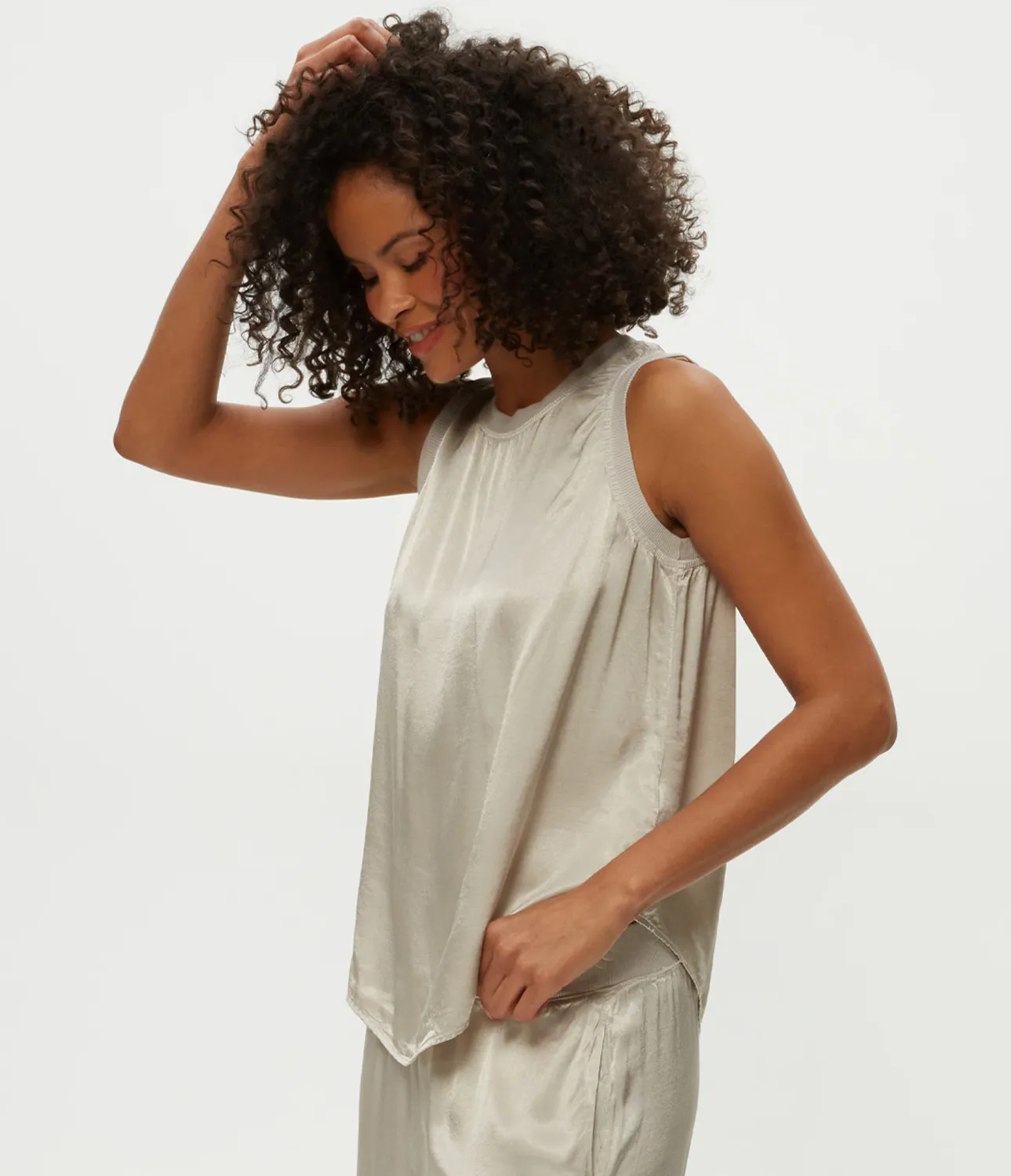 Shay Satin Tank