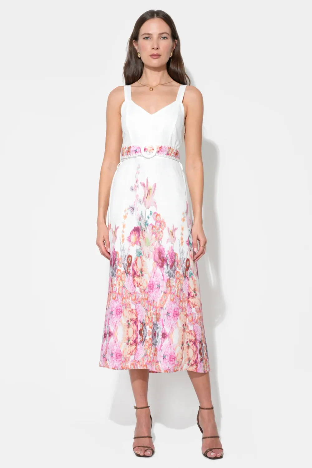 Remi Floral Placement Dress