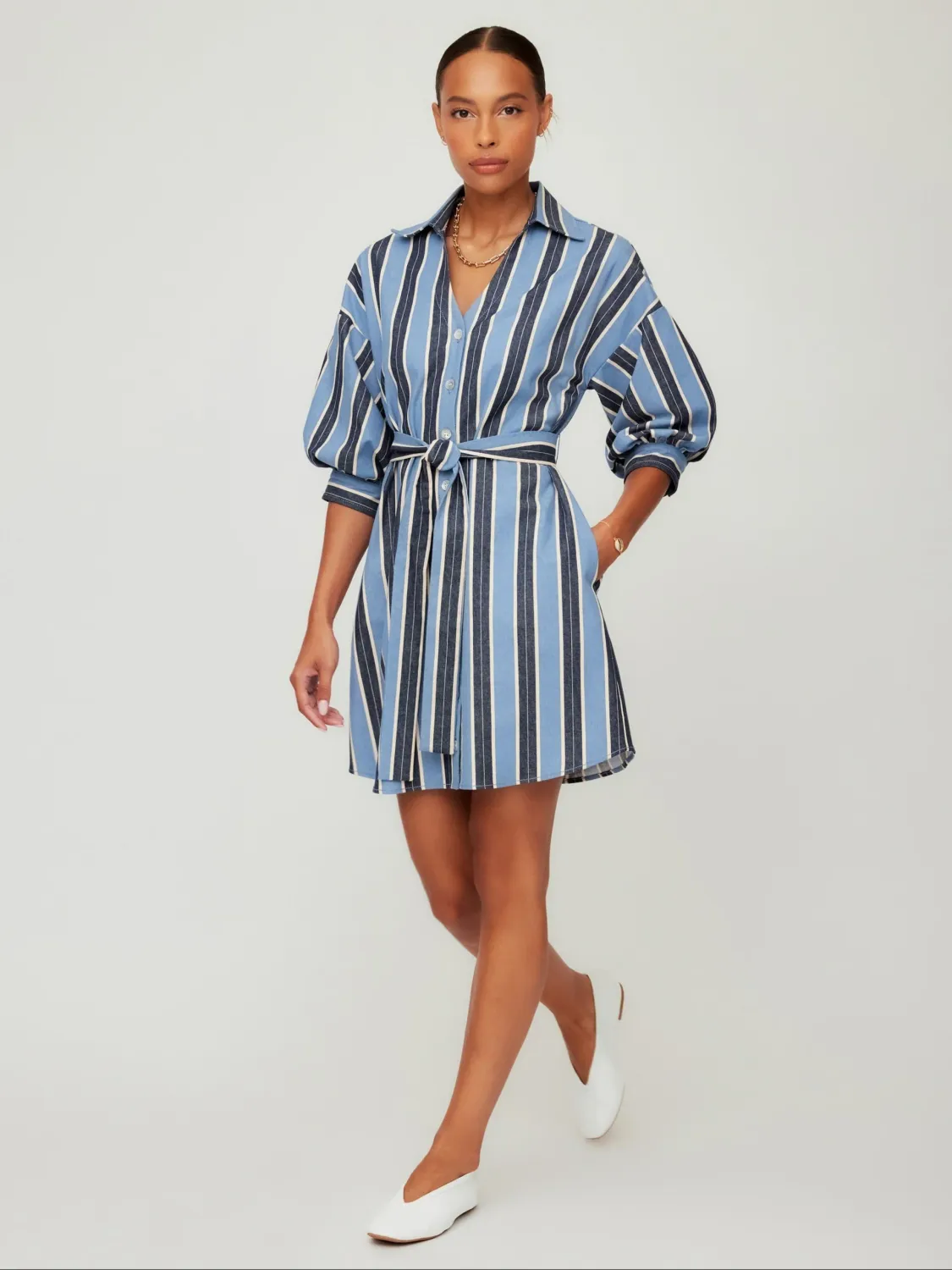 Blaire Lantern Sleeve Dress