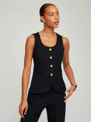 June Button Up Vest
