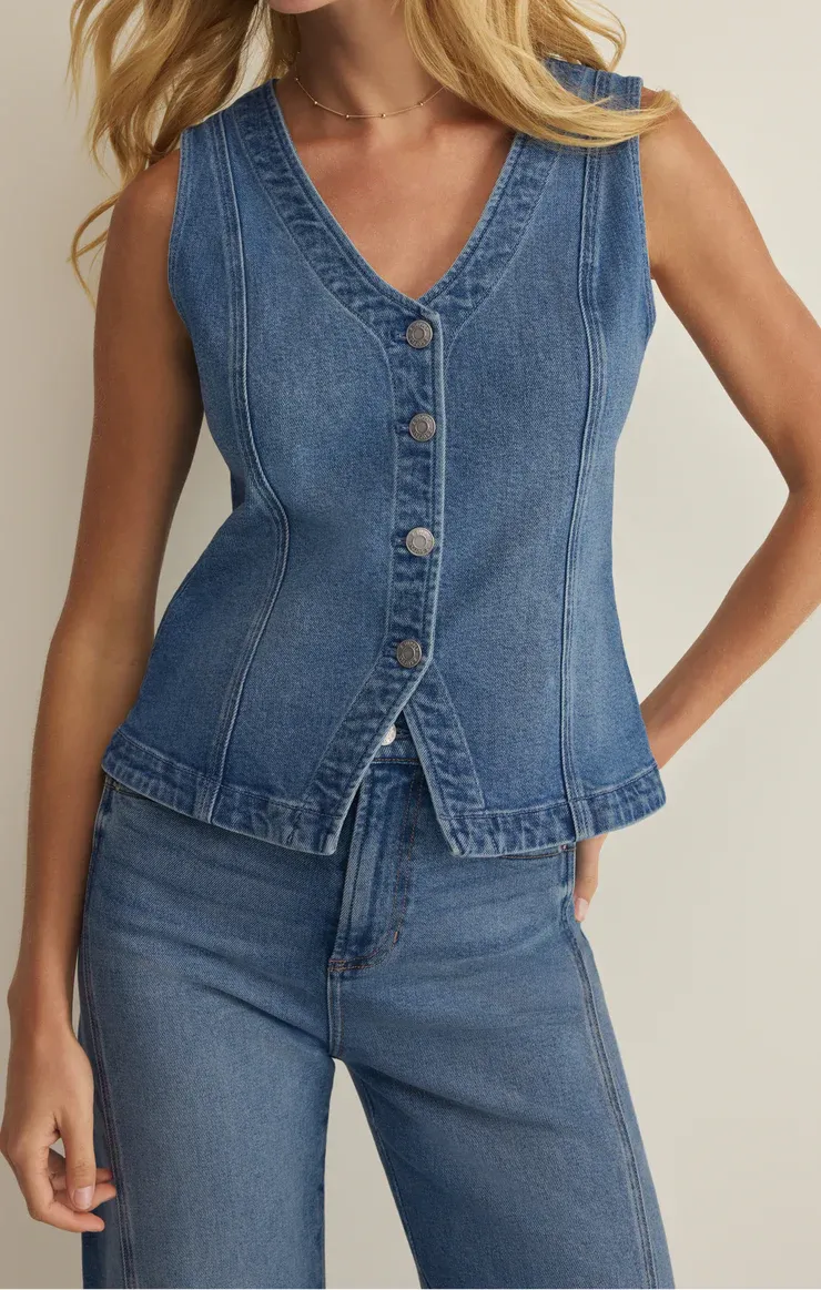 Porto Denim Vest