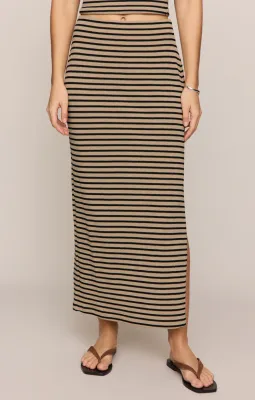 Ainslie Stripe Midi Skirt