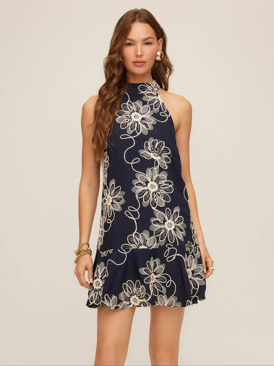 Brenda Embroidered Dress
