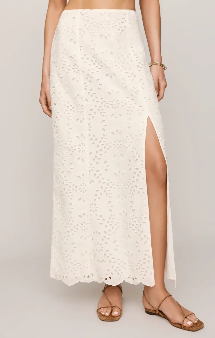 Emrie Eyelet Skirt