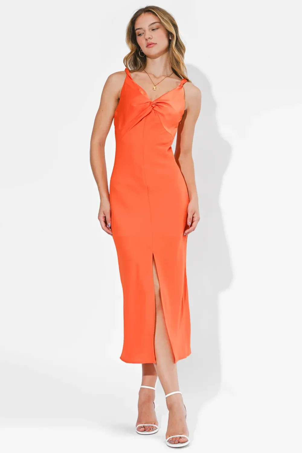 Gala Twisted Midi Dress